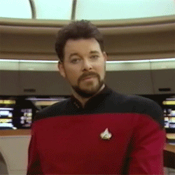 william riker is delighted