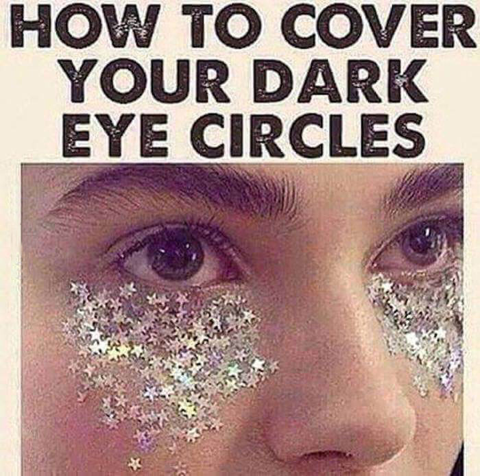 how to cover your dark eye circles