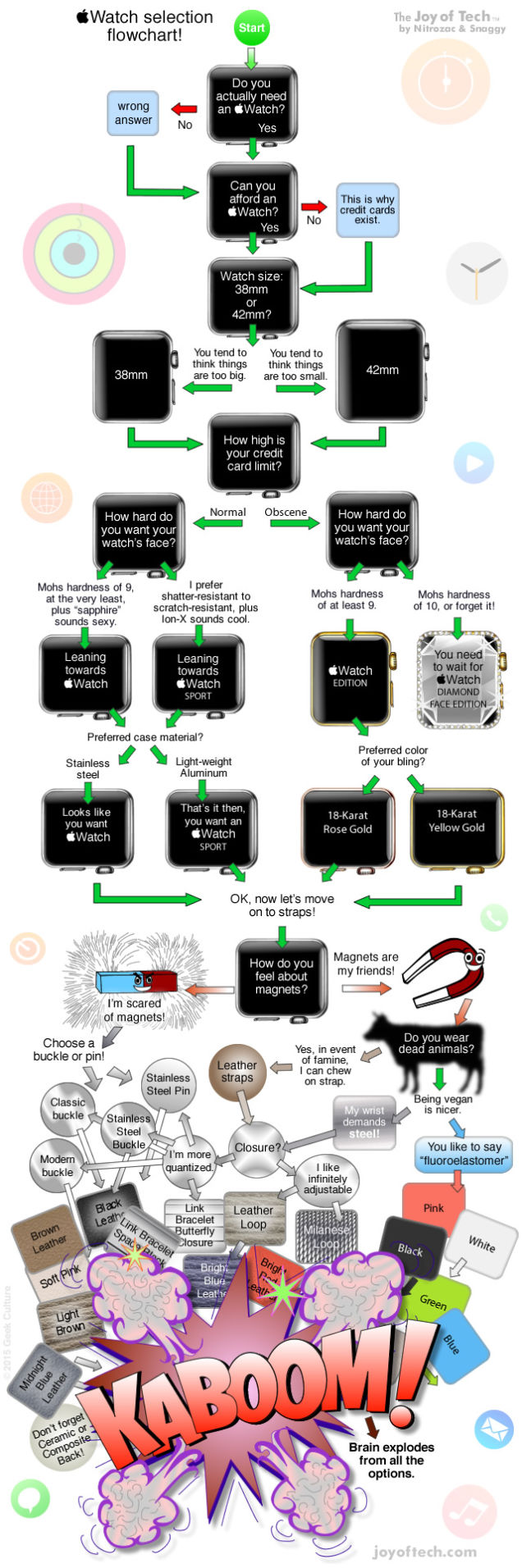 a fun flowchart to help you choose which apple watch to buy