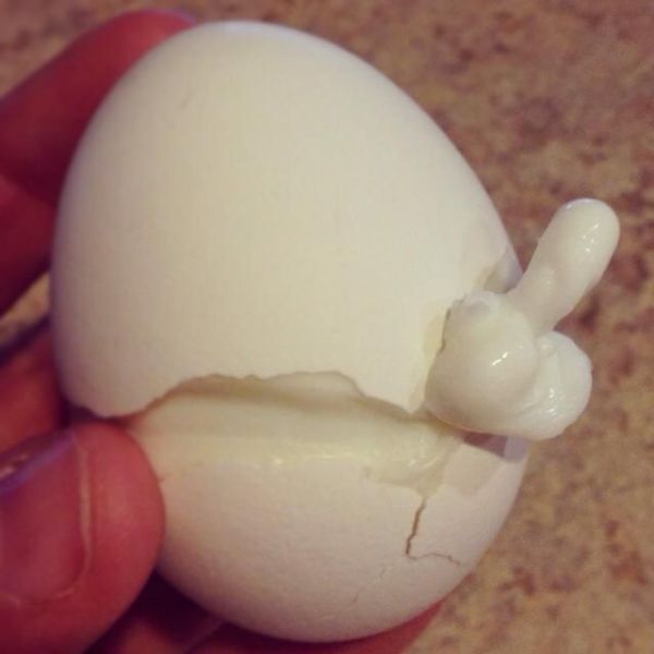 worst hard boiled egg ever