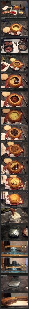 how to make an epic steak bacon mushroom and cheese sandwich