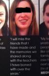 i will miss the friends that i have made and the memories we shared along with the teachers i have boned with over the years, spelling mistake in yearbook