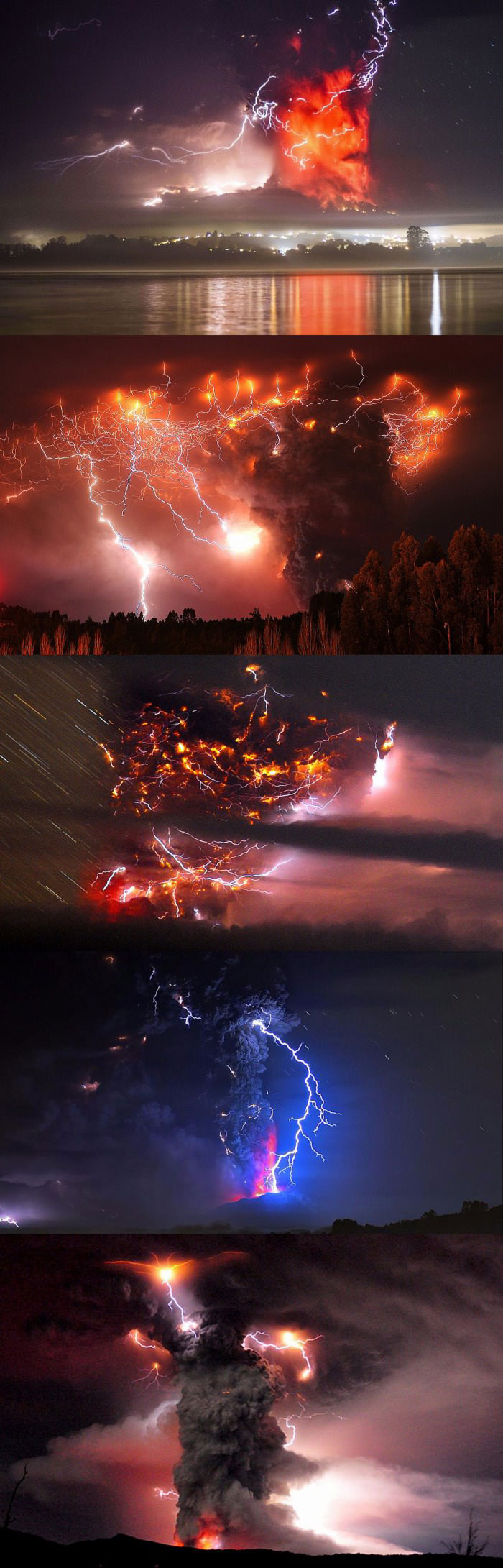 just some photographs from chile's recent volcanic eruptions