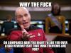 why the fuck do companies have the right to sue you over a bad review, isn't that what reviews are for?, picard meme