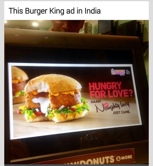 actual food porn, hungry for love? naughty lucy just came, donut hamburger