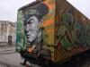 asian army officer graffiti art