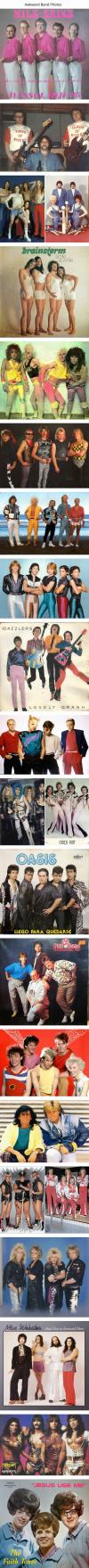 an epic collection of absolutely ridiculously awkward band photos