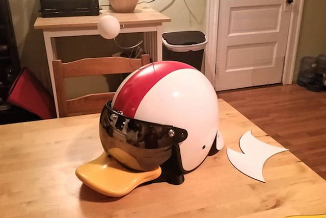 duck motorcycle helmet
