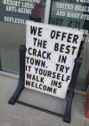 we offer the best crack in town, try it yourself walk ins welcome
