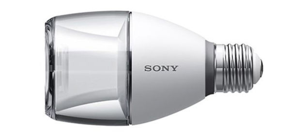 sony's new led bulb is also a bluetooth speaker