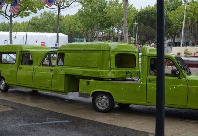 the big green pick up extension limousine
