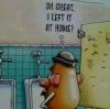 oh great i left it at home, potatoe head forgets his penis, urinal, comic