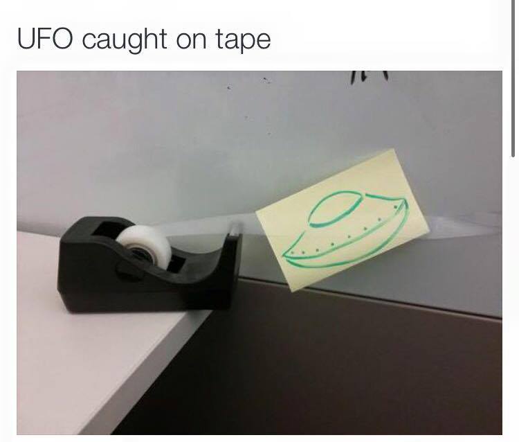 ufo caught on tape, literally