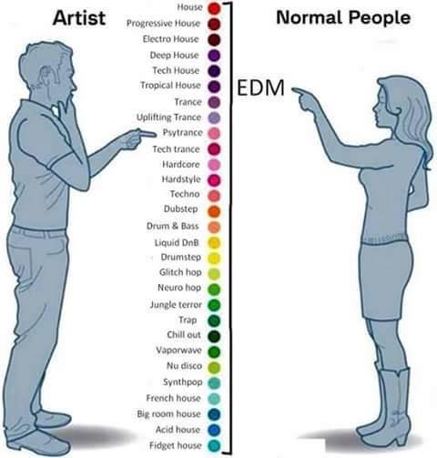 how artists and normal people see the electronic music scene