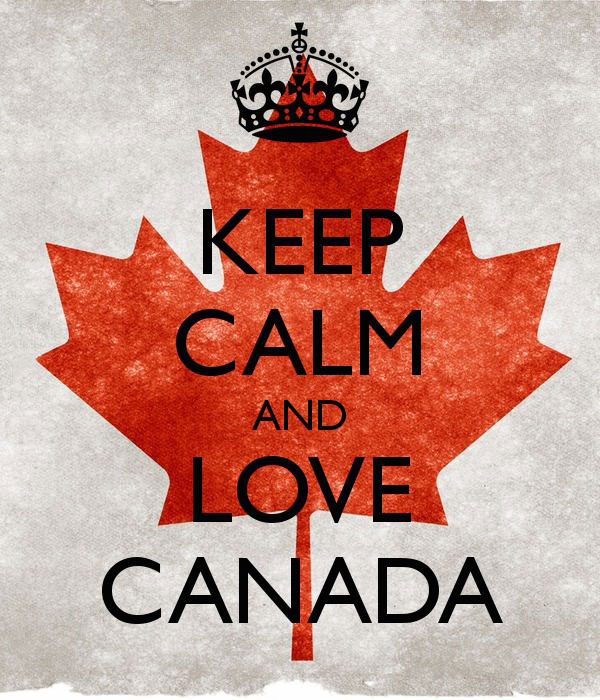 keep calm and love canada