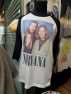 nirvana t-shirt with a picture of the hanson brothers on it, fail