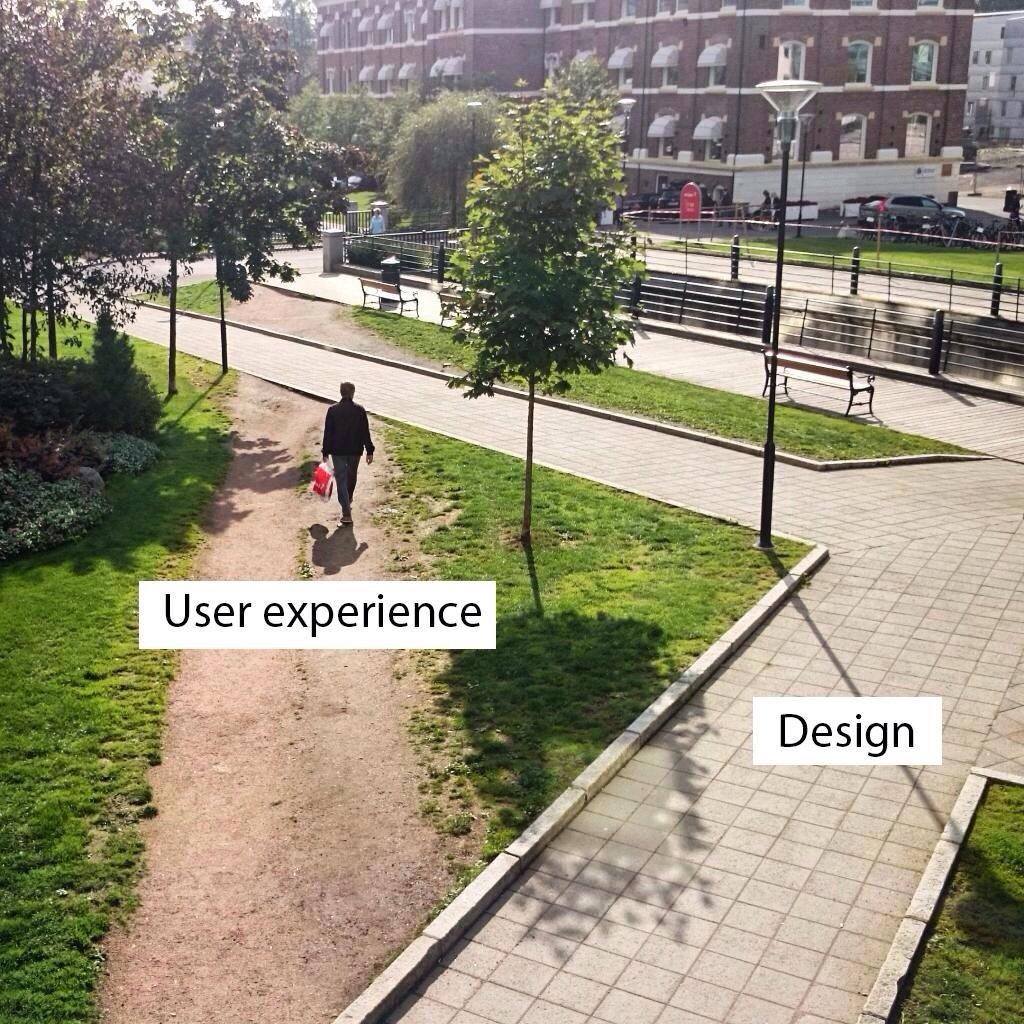 user experience versus design