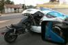 motorcycle in car trunk, fail