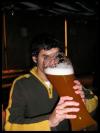 i'm only going to have one glass of beer, giant pint of beer