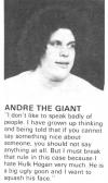 friendly and polite andre the giant talking about hulk hogan
