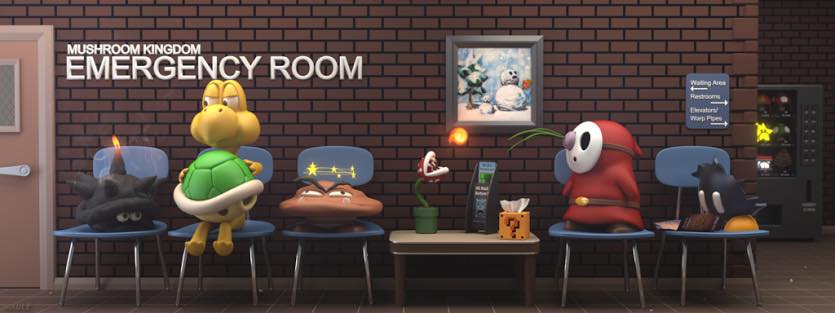 mushroom kingdom emergency room
