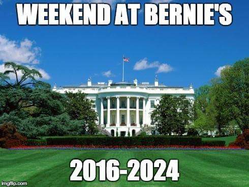 weekend at bernies 2016-2024, whitehouse, meme