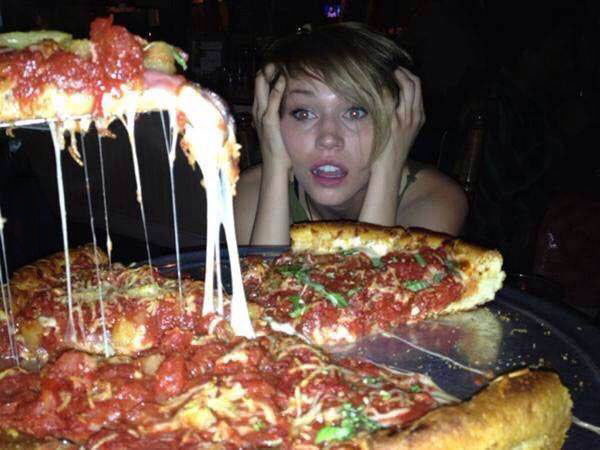 this picture is true love for pizza