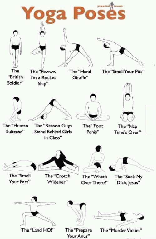 yoga poses and their names