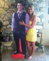 between imaginary boyfriends and real boyfriends there's always the cardboard cut out boyfriend