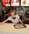 is this mcdonald's most attractive worker - or the weirdest?, fans flock to fast-food chain in taiwan just to see 'goddess' waitress with doll-like features