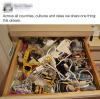 across all countries cultures and class we share on thing, this drawer