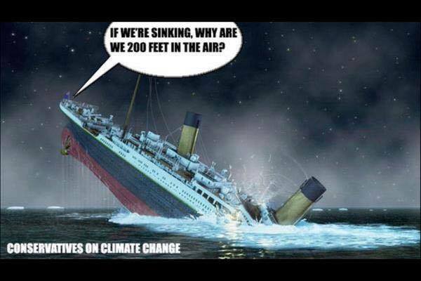 if we're sinking why are we 200 feet in the air?, republicans on climate change