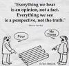 everything we hear is an opinion not a fact, everything we see is a perspective not the truth, four, no three