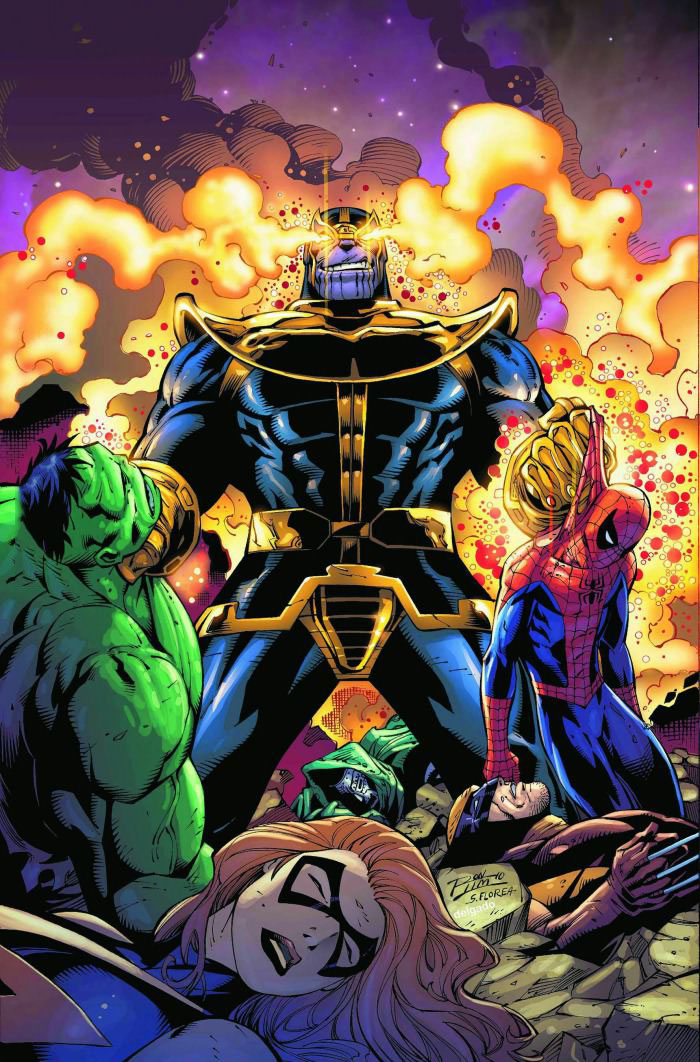 thanos in infinity wars, marvel comics
