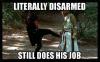 literally disarmed, still does his job, the black knight the monty python and the holy grail, meme
