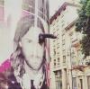 jesus with a dildo on his head street art, wtf