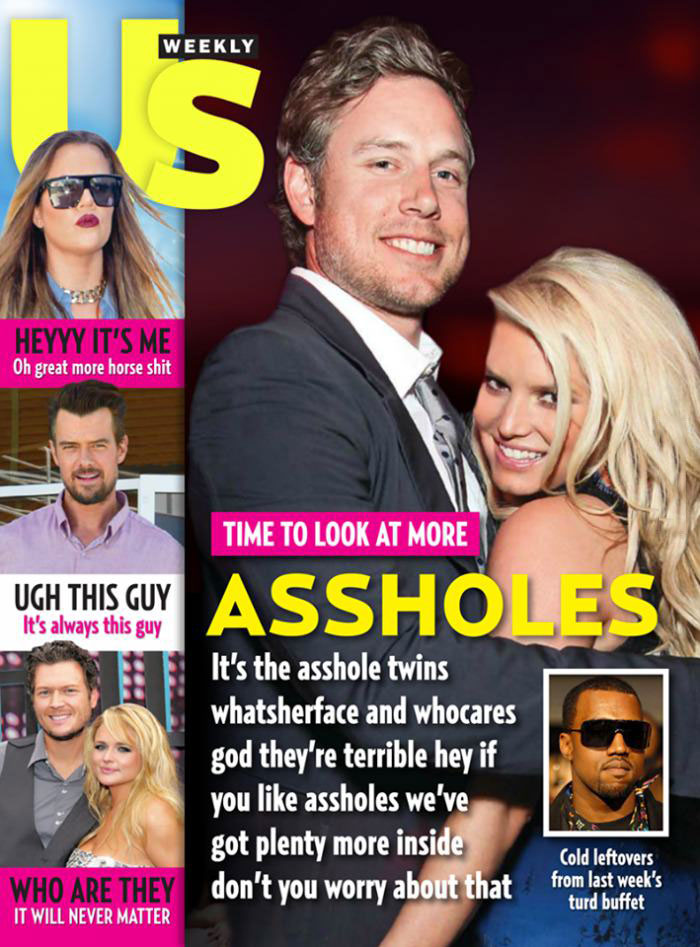 time to look at more assholes, us weekly