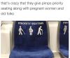 that's crazy that they give pimps priority seating along with pregnant women and old folks