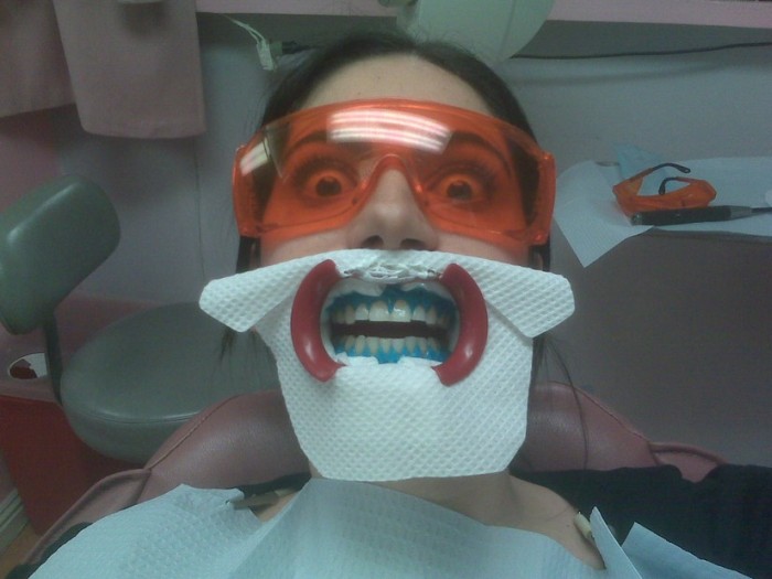 just some girl at the dentist, wtf
