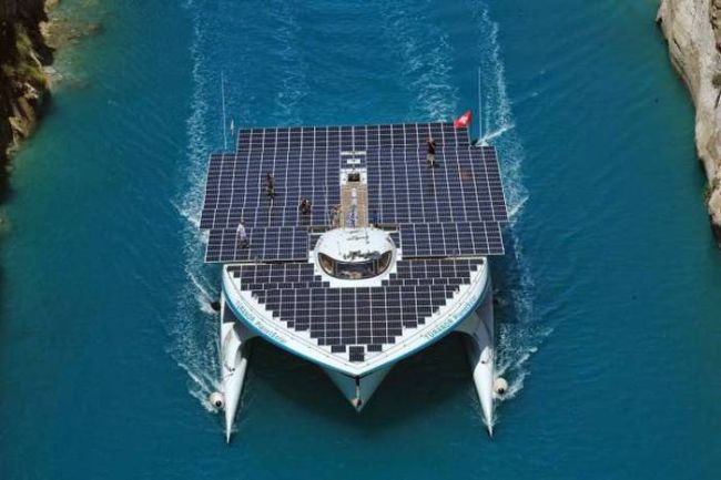 solar powered boat