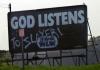 god listens to slayer, billboard hacked irl