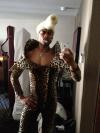 this halloween costume is hot hot hot, dj ruby rhod from the fifth element