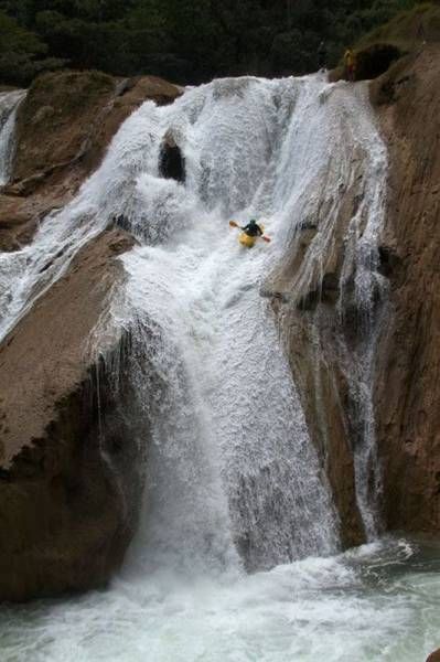 epic kayak waterfall trip