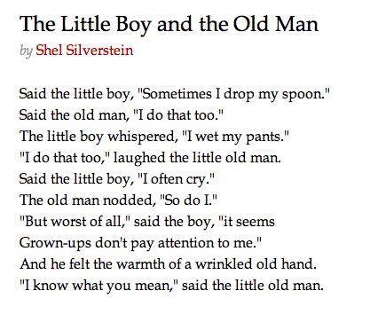 the little boy and the old man