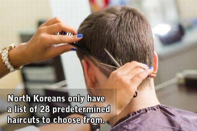 north koreans only have a list of 28 predetermined haircuts to choose from