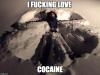 i fucking love cocaine, snow angel, meme