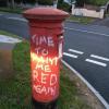 time to paint me red again, how to get the government to repaint mailboxes