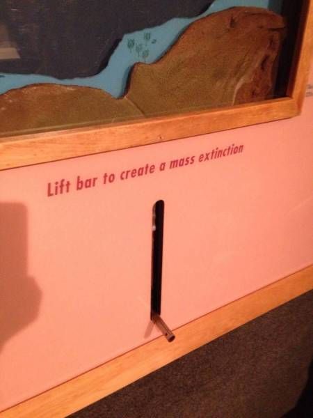 lift bar to create mass extinction