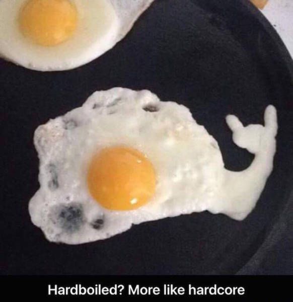hardboiled?, more like hardcore