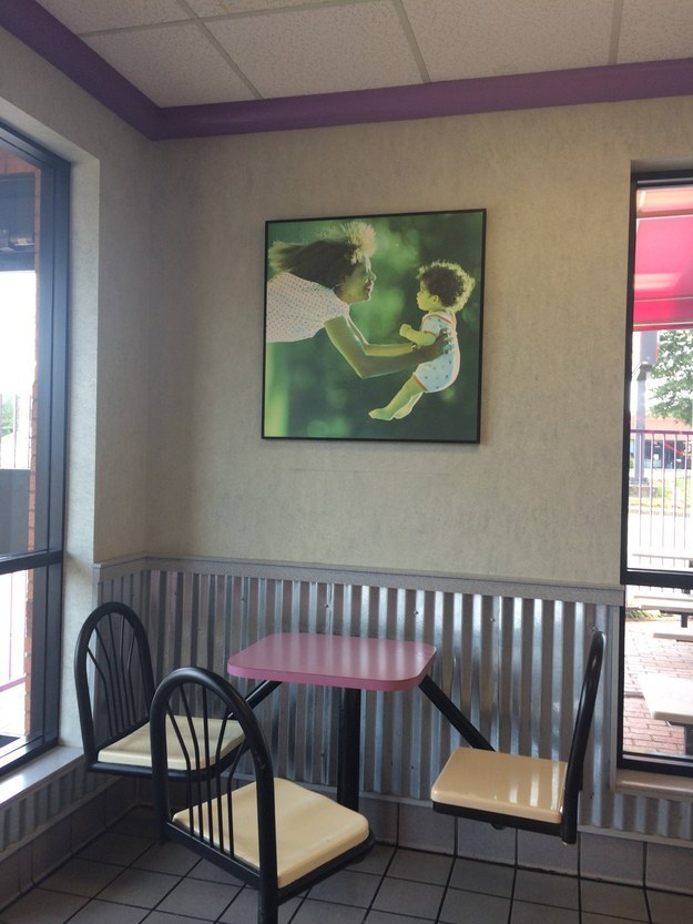when mcdonald's put this picture up the wrong way